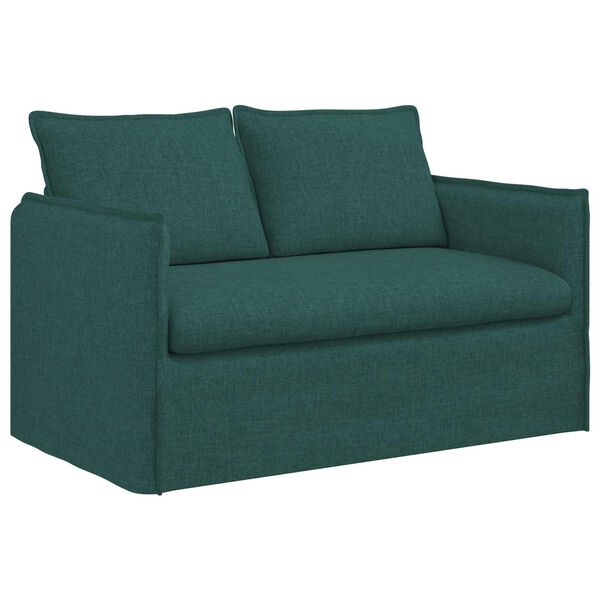 vidaXL Canapea 120cm Verde &icirc;nchis Metal