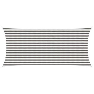 vidaXL P&acirc;nză de umbră Gri deschis și alb. 2 x 4,5 m HDPE