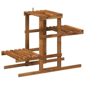 vidaXL Suport pentru plante natural 82 x 36 x 60 cm
