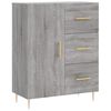 vidaXL Servantă, gri sonoma, 69,5x34x90 cm, lemn compozit