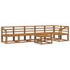 vidaXL Set de canapele de exterior 7 pcs natural Lemn Solid de Acacia