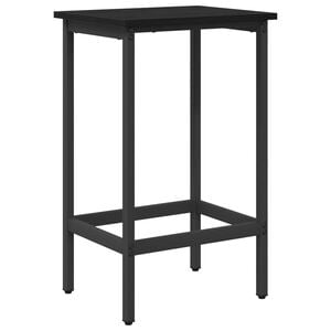 vidaXL Scaun de bar Stejar Negru 40 x 32 x 74 cm Lemn prelucrat