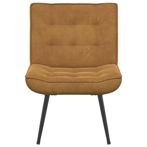 vidaXL Scaun de relaxare maro 64x74x84 cm catifea