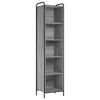 vidaXL Dulap pentru cărți 55,5 x 33 x 174 cm Lemn prelucrat Sonoma gri
