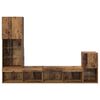 vidaXL Unități pentru Pereți de TV Pe perete Lemn Vechi Lemn compozit