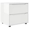 vidaXL Dulap de depozitare 60 x 48 x 57 cm Lemn prelucrat Alb lucios