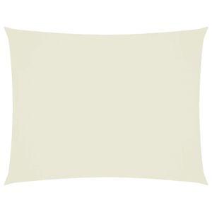 vidaXL P&acirc;nză parasolar, crem, 3x6 m, țesătură oxford, dreptunghiular