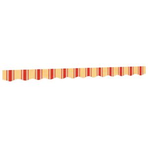 vidaXL P&acirc;nză de rezervă fald copertină, galben și portocaliu 300 cm dungi