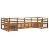 vidaXL Seturi de canapele 7 pcs natural Lemn Solid de Acacia