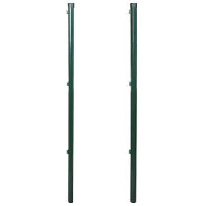 vidaXL St&acirc;lpi pentru gard, 2 buc., 115 cm