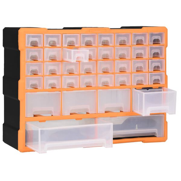 vidaXL Organizator cu 38 de sertare, 52 x 16 x 37,5 cm