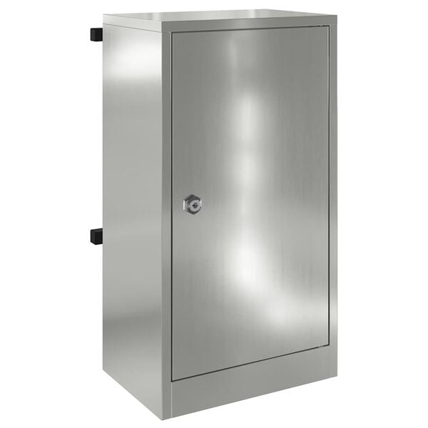 vidaXL cutie poștală Negru 30 x 23 x 55 cm Oțel galvanizat