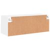 vidaXL Comode TV de perete, alb, 80x30x30 cm, lemn prelucrat