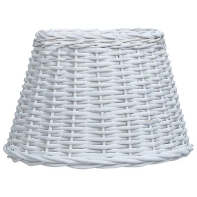 vidaXL Abajur de lampă, alb, 45 x 28 cm, răchită