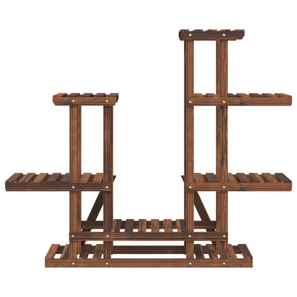 vidaXL Suport pentru flori, 95x25x96 cm, lemn masiv de brad