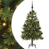 vidaXL Pom de Crăciun Artificial cu Ramuri Articulare și Conuri 150 cm