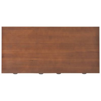 vidaXL Birou cu 3 sertare, 110 x 50 x 78 cm, lemn masiv de brad