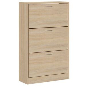 vidaXL Pantofar, stejar sonoma, 63x24x103 cm, lemn prelucrat