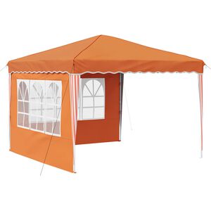 vidaXL Cort de Petrecere Pop-up 288 x 288 x 245 cm Portocaliu