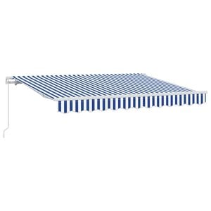 vidaXL Cortina Retractabilă Manual albastru 250 x 200 cm țesătură