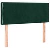 vidaXL Pat box spring cu saltea, verde &icirc;nchis, 80x200 cm, catifea