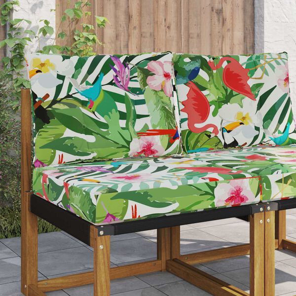 vidaXL Perna pentru canapea de exterior 2 pcs colorat Poliester