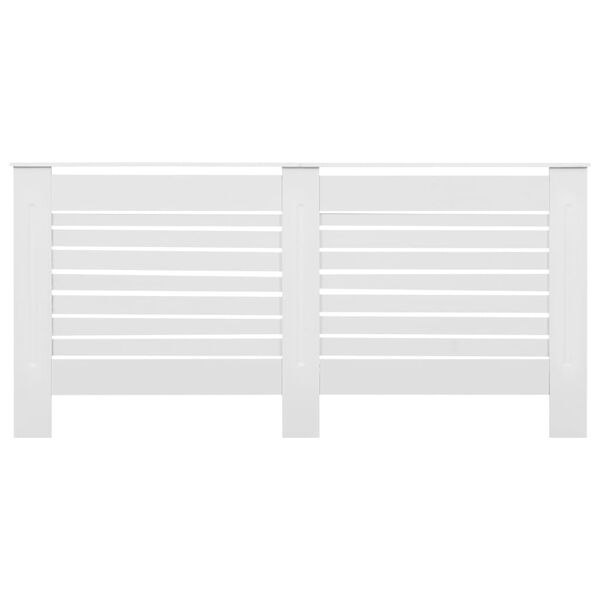 vidaXL Măști de calorifer, 2 buc., alb, 172 x 19 x 81,5 cm, MDF