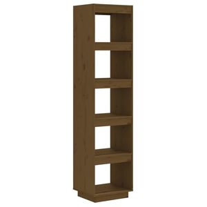 vidaXL Bibliotecă/Separator cameră, maro miere, 40x35x167 cm lemn pin