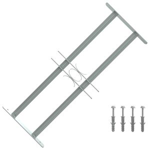 Grilaj de siguranță pentru ferestre cu 2 bare transversale 500-650 mm