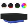vidaXL Stejar Negru 80 x 80 x 31 cm Lemn prelucrat