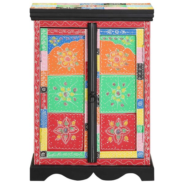 vidaXL Masă de consolă cu raft cu ușă Multicolour 50 x 30 x 70 cm