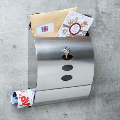 HI Cutie poștală, 30 x 12 x 40 cm, oțel inoxidabil