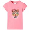 vidaXL Tricou pentru copii, roz neon, 92