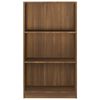 vidaXL Bibliotecă, stejar maro, 60x24x109 cm, lemn prelucrat