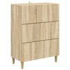 vidaXL Dulap cu sertare Stejar Sonoma 66 x 34,5 x 90 cm Lemn prelucrat