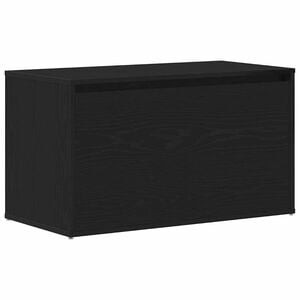 vidaXL Bancă pentru hol Stejar Negru 80 x 40 x 45 cm Lemn prelucrat