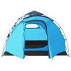 vidaXL Cort de camping tip pop-up, 3 persoane, albastru