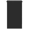 vidaXL Birou, negru, 90x45x76 cm, lemn prelucrat