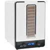 vidaXL Deshidrator de alimente cu 10 tăvi, 550 W, alb