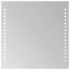 vidaXL Oglindă cu LED de baie, 30x30 cm