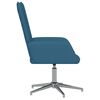 vidaXL Scaun de relaxare, albastru, catifea