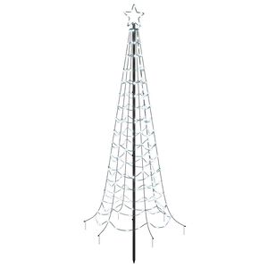 vidaXL Brad de Crăciun spiralat LED cu țăruș EKENAS 180 cm 220 LED-uri