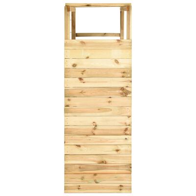 vidaXL Cadru de cățărare cu poartă de fotbal, 170x60x170 cm, lemn pin