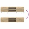 vidaXL Set comodă TV cu sertar FLORIN Stejar Sonoma Lemn compozit