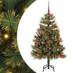 vidaXL Pom de Crăciun Artificial cu Ramuri Articulare și Conuri 120 cm