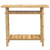 vidaXL Măsuță consolă, 90x37x75 cm, bambus