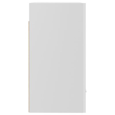 vidaXL Dulapuri suspendate, 2 buc., alb extralucios, 50x31x60 cm, PAL