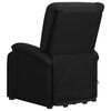 vidaXL Fotoliu cu ridicare, negru, piele ecologică