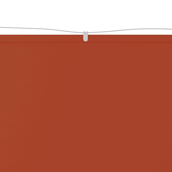 vidaXL Copertină verticală, teracotă, 180x1200 cm, țesătură Oxford