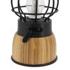Eurotrail Lampă de camping cu LED "Breeze", negru, bambus